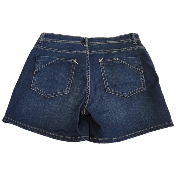 WOMEN'S Lee Modern Series Midrise Fit 5" Dark Wash Shorts, size 12 - Picture 5 of 12